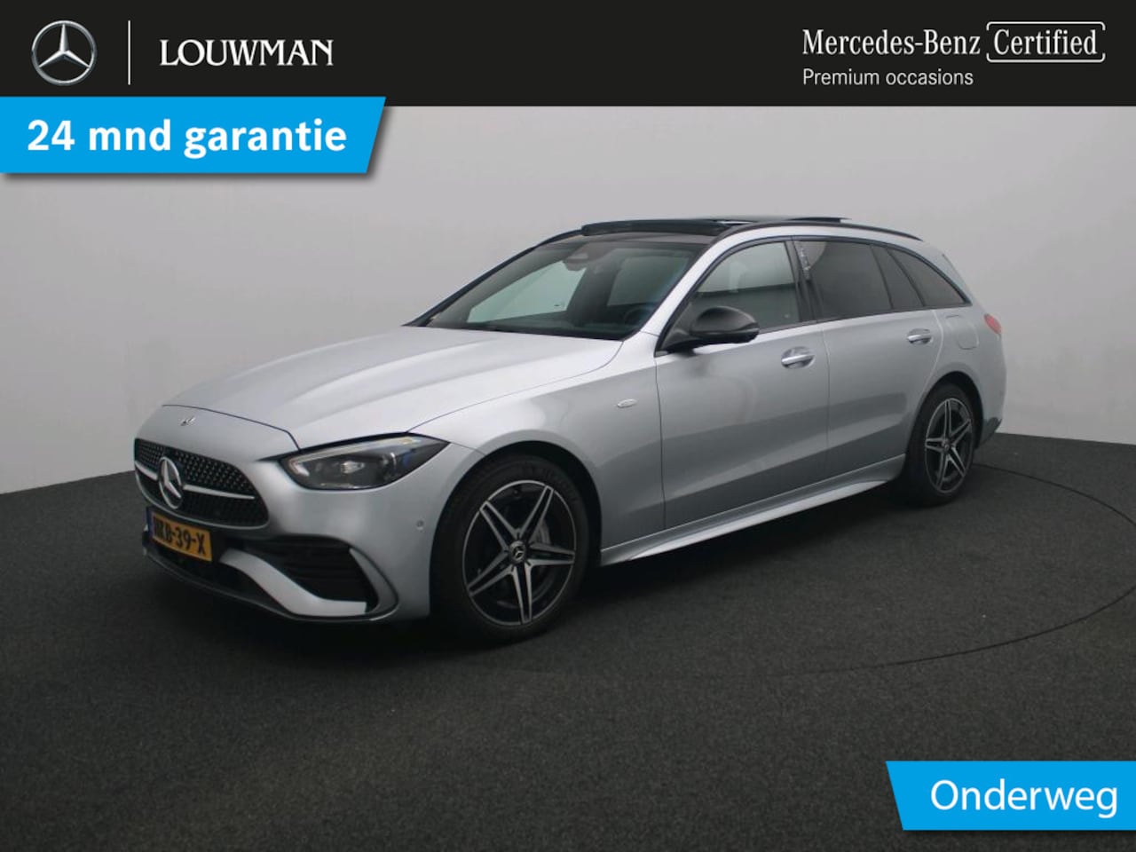 Mercedes-Benz C-klasse Estate - 300 e Business Solution AMG AMG Line | Night Pakket | Panorama Schuif-Kanteldak | Distroni - AutoWereld.nl
