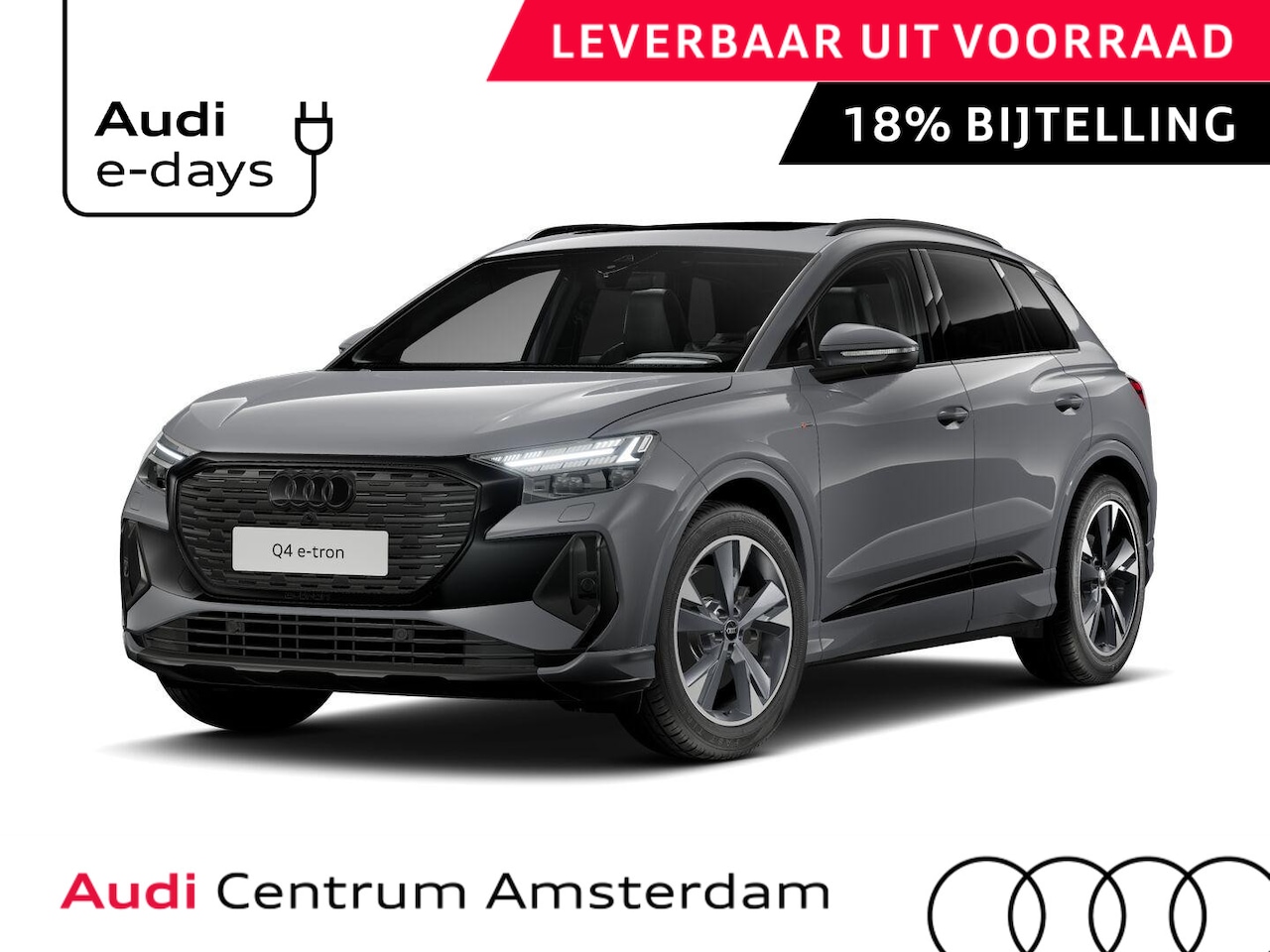Audi Q4 e-tron - 45 S edition Competition 82 kWh 286 pk | Assistentiepakket plus | Glazen panoramadak | Com - AutoWereld.nl