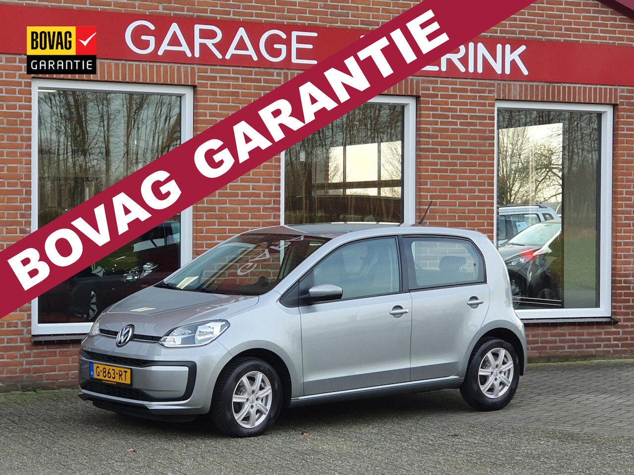 Volkswagen Up! - 1.0 BMT up! beats 60PK 5drs airco, navi, carkit, dab+, elektr.ramen, lmv - AutoWereld.nl