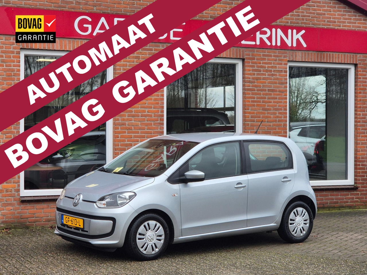 Volkswagen Up! - 1.0 move up! BlueMotion 60PK 5drs AUTOMAAT airco, navi, elektr.ramen, radio/cd, pdc - AutoWereld.nl