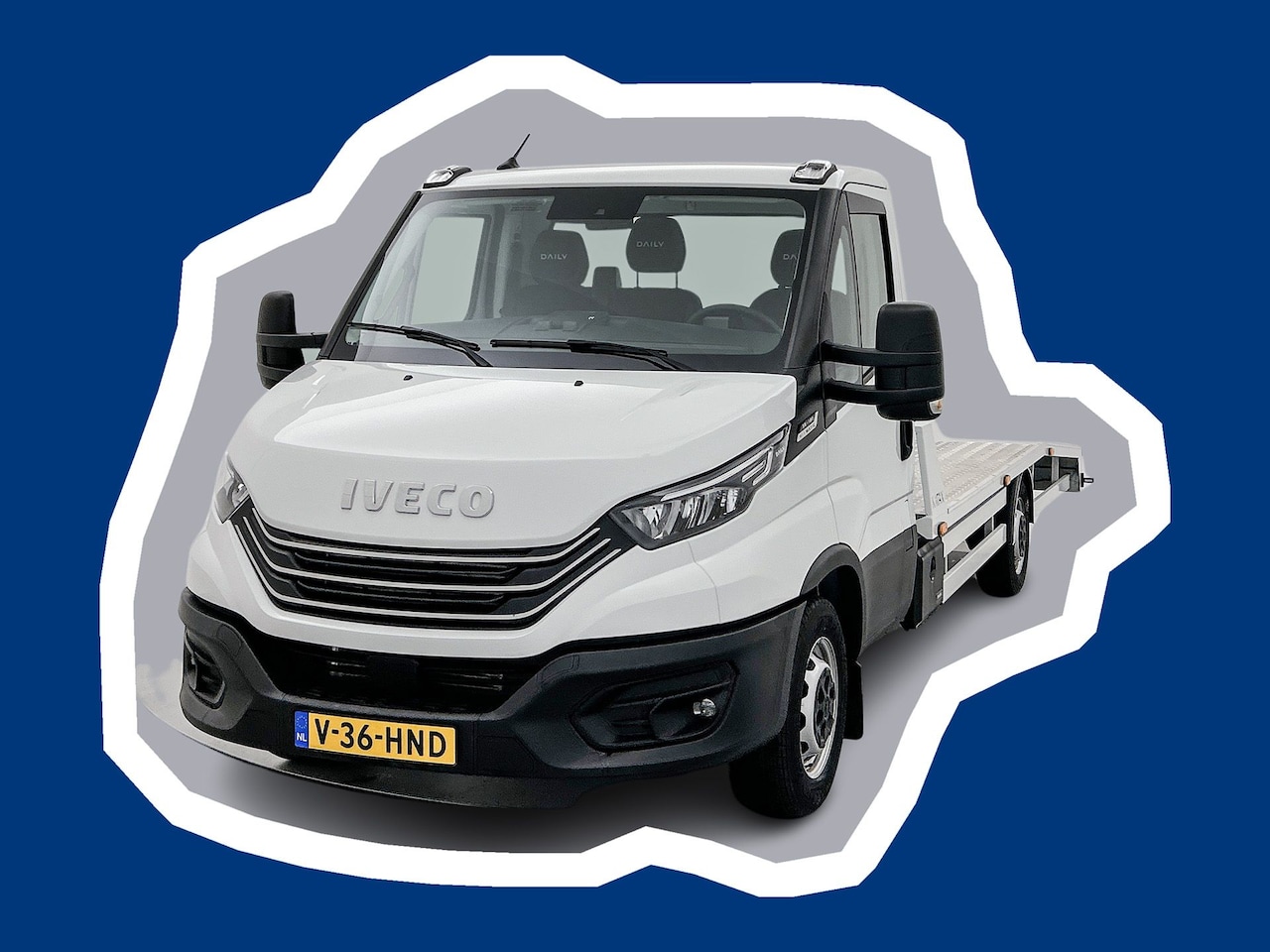 Iveco Daily - 35S18H 3.0 Oprijwagen Led Adaptieve cruise control 3500kg trekhaak Geveerde stoel - AutoWereld.nl