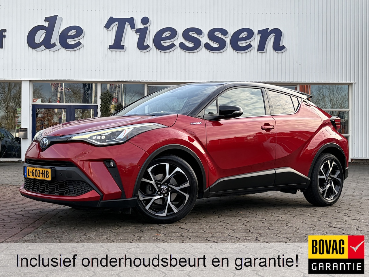 Toyota C-HR - 1.8 Hybrid Bi-Tone Camera, Stuurvrw., Keyless Rijklaar met beurt & garantie! - AutoWereld.nl