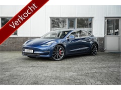 Tesla Model 3 - Performance AWD 75 kWh Tijdelijke eindejaarskorting, nu van 29750.- voor 28750.