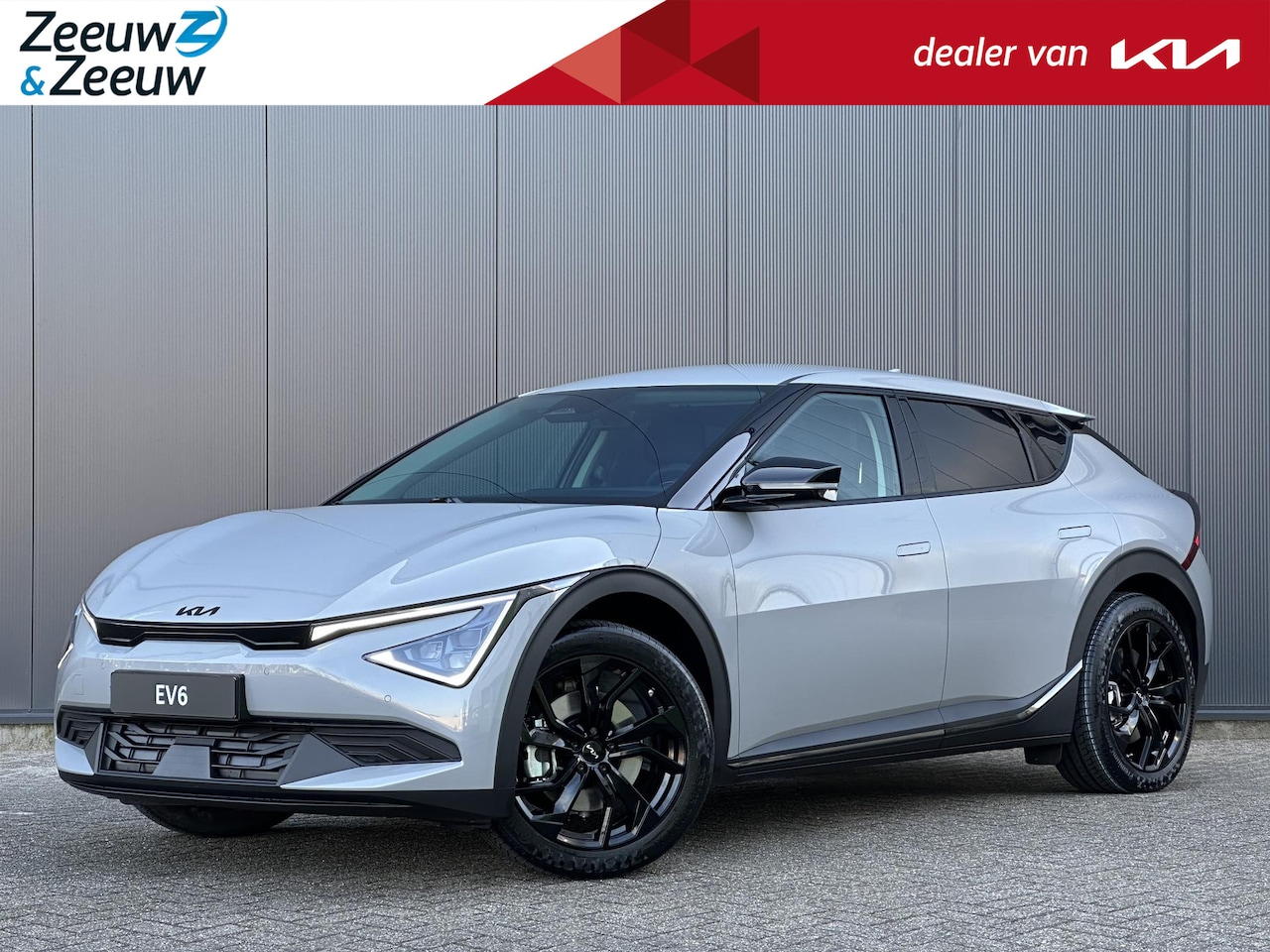 Kia EV6 - Light Edition 63 kWh | DEMO | DIRECT LEVERBAAR | 428KM WLTP | Black Edition | Navi | Clima - AutoWereld.nl