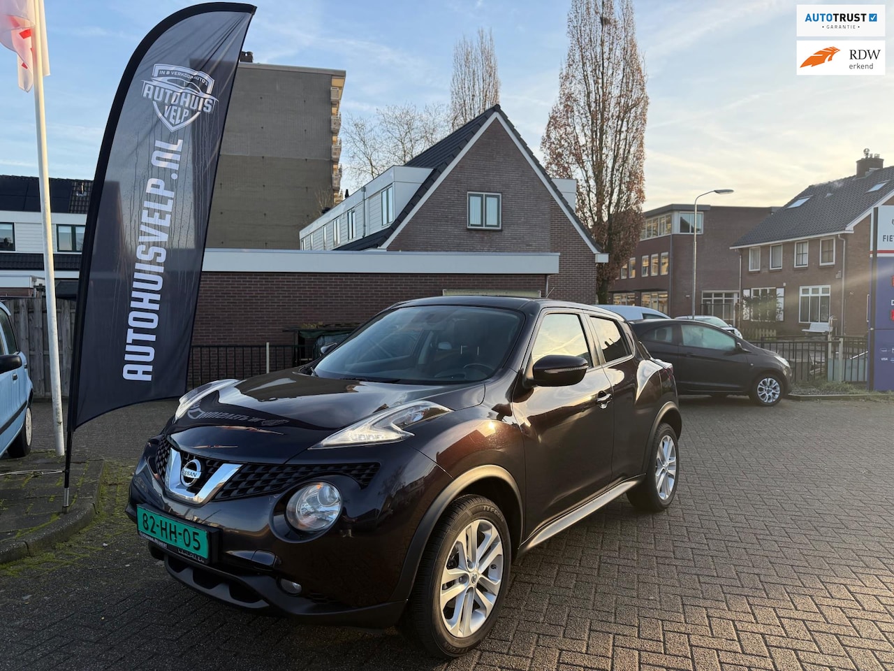 Nissan Juke - 1.2 DIG-T S/S Tekna lila violet - AutoWereld.nl
