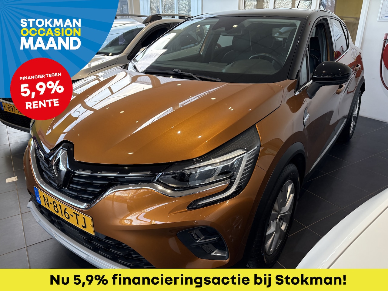 Renault Captur - 1.3 TCe 140 Intens Mild Hybrid | Navigatie | Parkeersensoren | Cruise | LM velgen - AutoWereld.nl