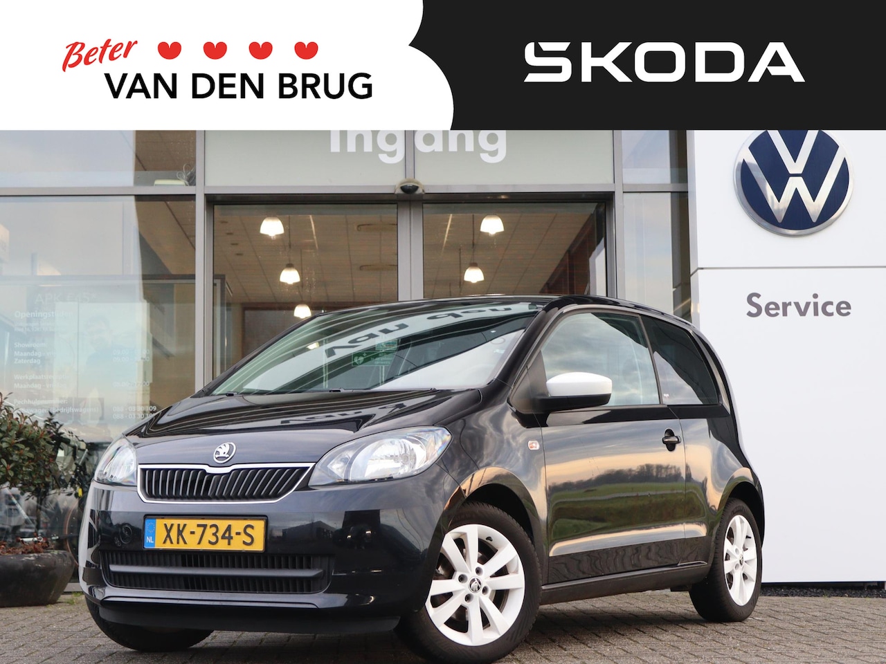 Skoda Citigo - 1.0 60 pk Greentech Sprint Sound | Airco | Steunhaak | Navigatie | Elektrische Ramen | - AutoWereld.nl