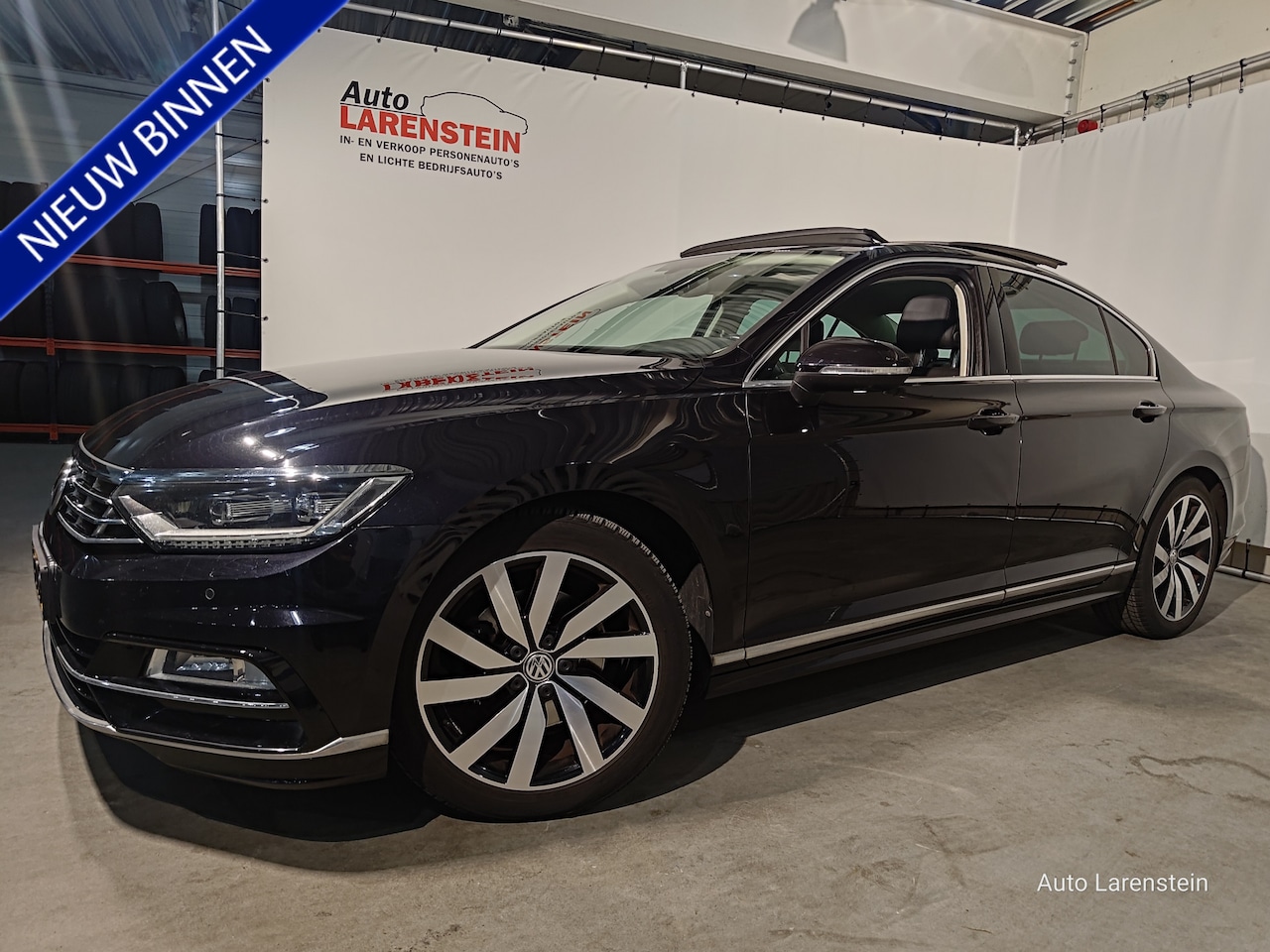 Volkswagen Passat - 1.8 TSI 180pk R-Line Business Edit. DSG7 Navi / A.Cam.+ 360 / Adapt.CC / Pano.dak / Trekha - AutoWereld.nl