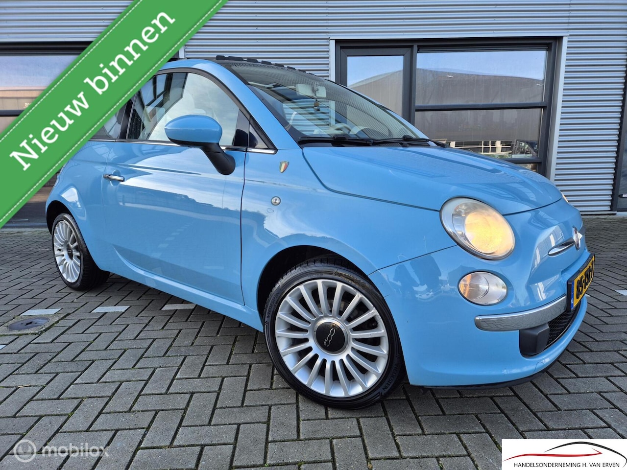 Fiat 500 - 0.9 Lounge SCHUIFKANTELDAK APPLE CARPLAY 16" NAP - AutoWereld.nl