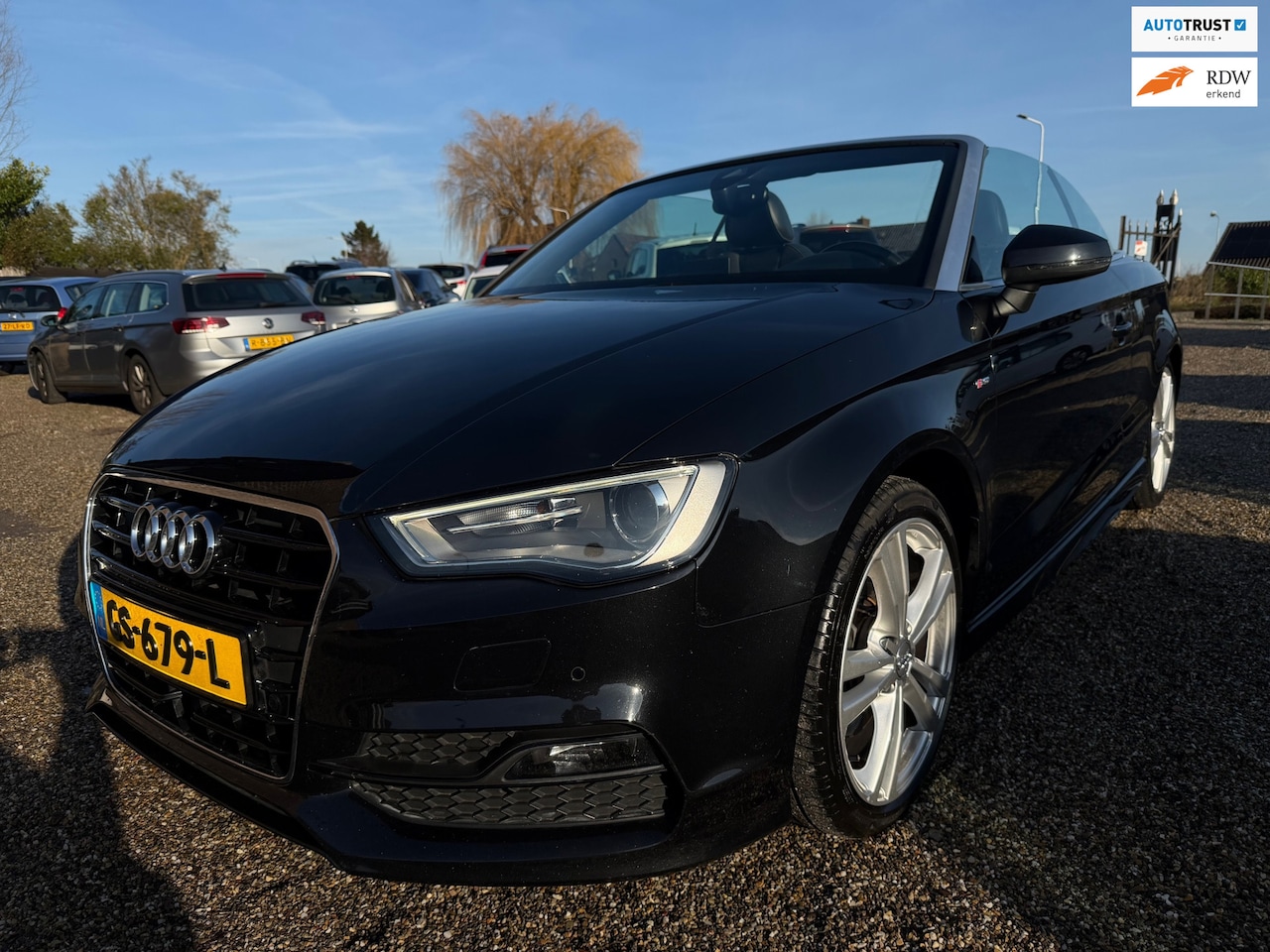 Audi A3 Cabriolet - 1.8 TFSI Ambition Pro Line S Open Days Camera Carplay AdaptiefCruise Leer Trekhaak 240Pk - AutoWereld.nl