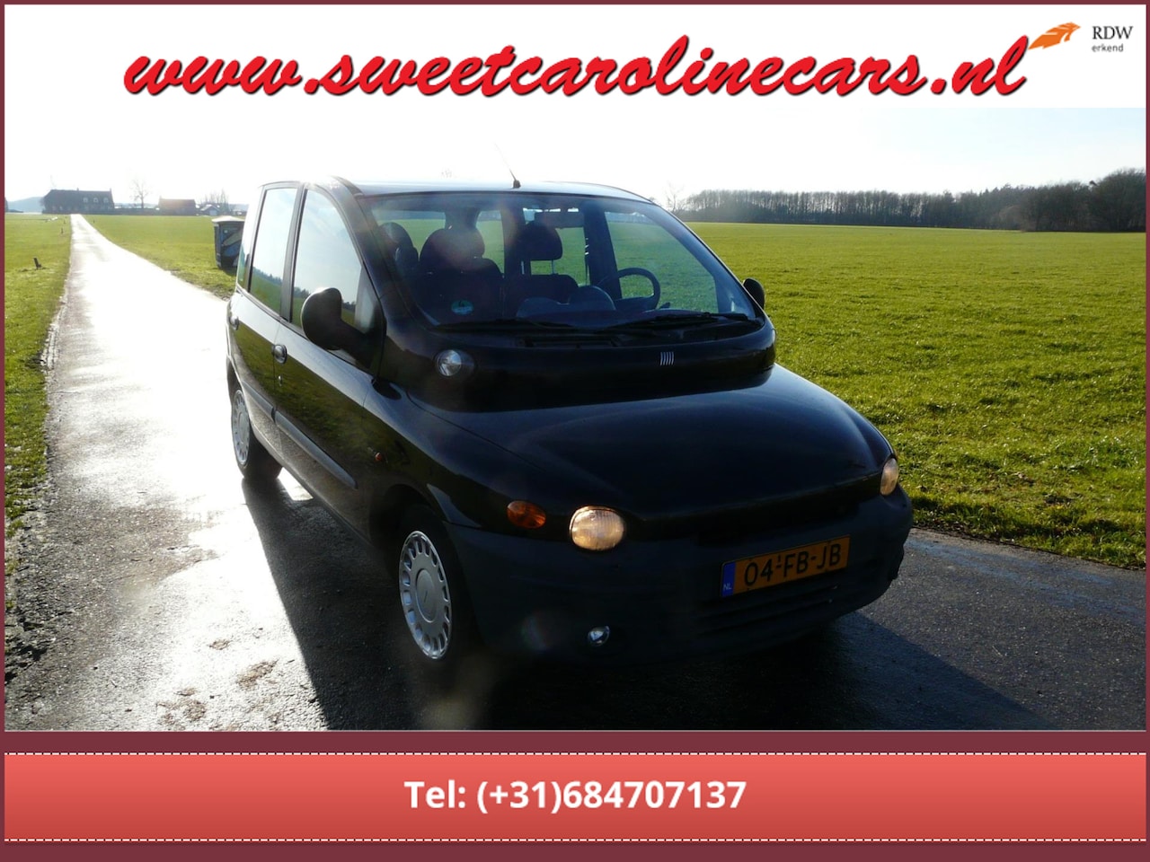 Fiat Multipla - 1.6 ELX 1.6 ELX,Airco,Elec.pakket,Trekhaak,...6-persoons!! - AutoWereld.nl