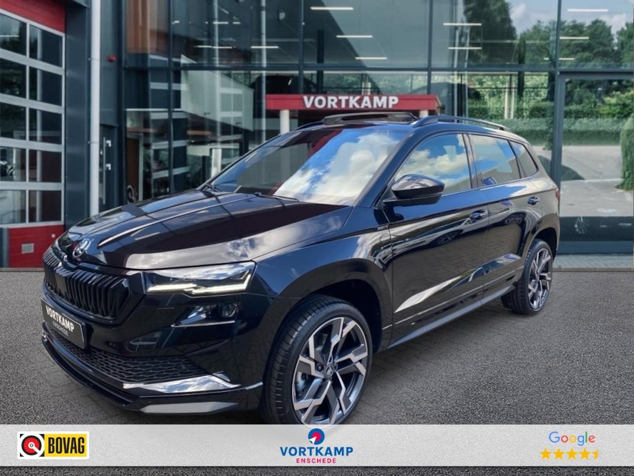 Skoda Karoq - 1.5 TSI DSG SPORTLINE PANO-DAK/TREKHAAK/CAMERA/CARPLAY/ACC/STOELVERW - AutoWereld.nl