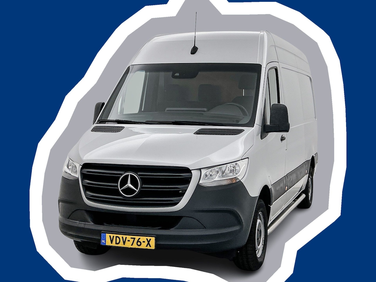 Mercedes-Benz Sprinter - 316 2.2 CDI L2H2 Automaat 164pk Navigatie Camera Betimmering Oprijplaat - AutoWereld.nl