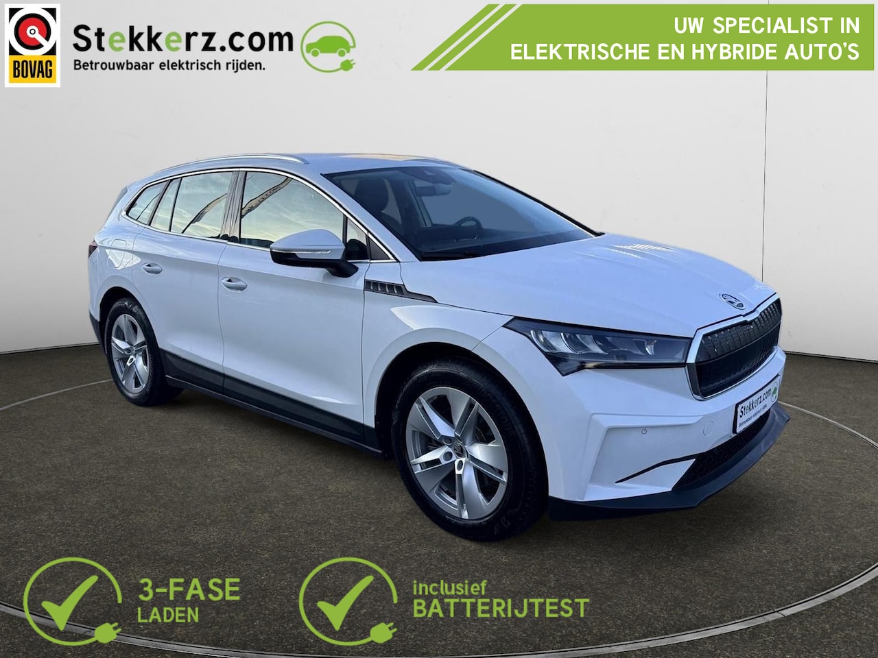 Skoda Enyaq iV - 80 Autom. Trekhaak, Stoel/stuur Verw. - AutoWereld.nl