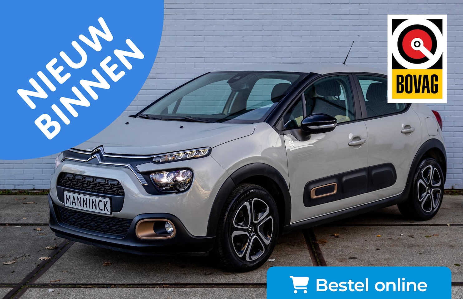 Citroën C3 - 1.2 Apple Carplay|Lane assist|PDC Cruise control|LED Vision| C-Series Brons Style pakket - AutoWereld.nl