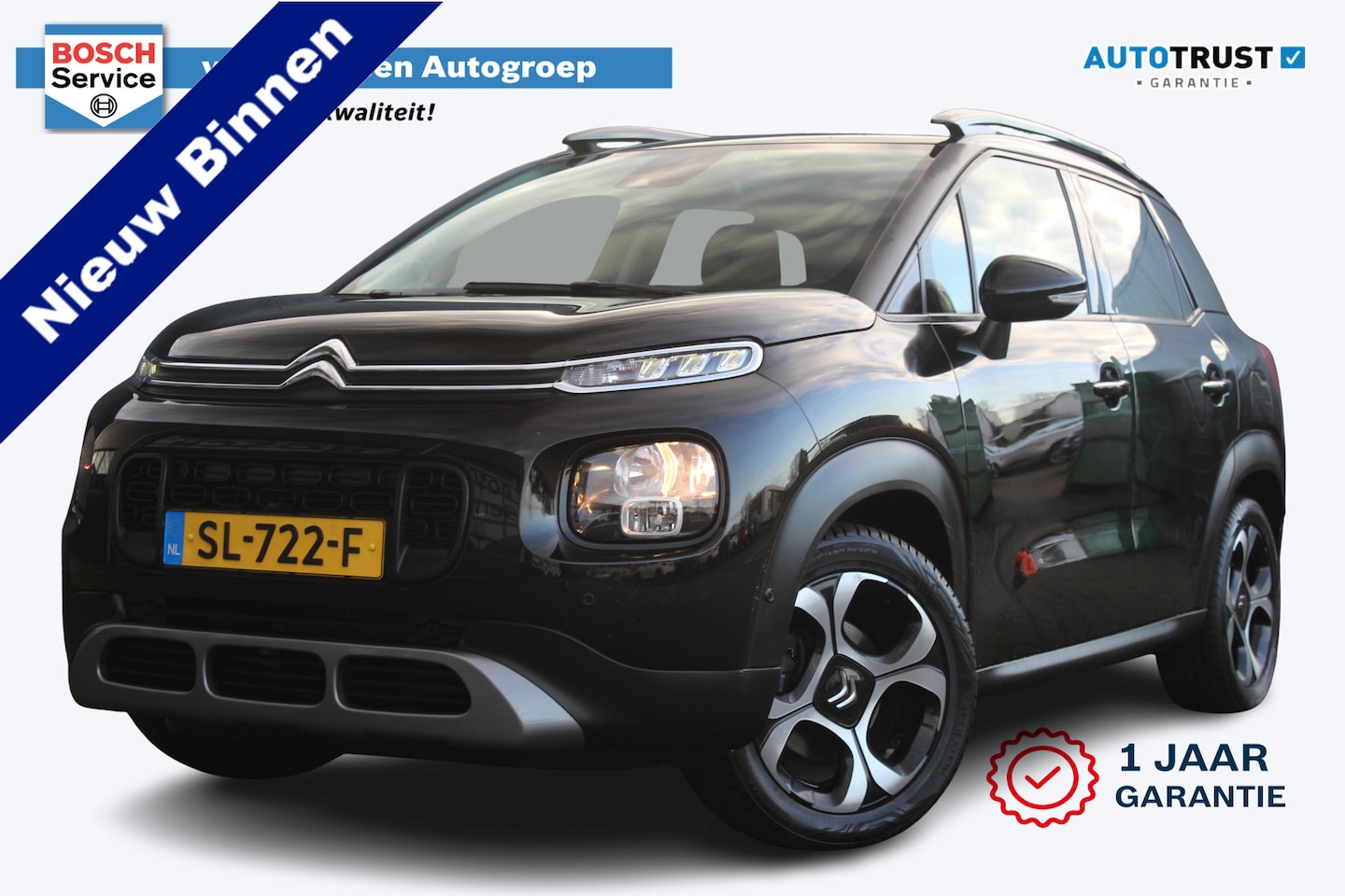 Citroën C3 Aircross - 1.2 PureTech S&S Shine | Incl. 12 maanden garantie | Keyless | Camera | Navi | Apple Carpl - AutoWereld.nl