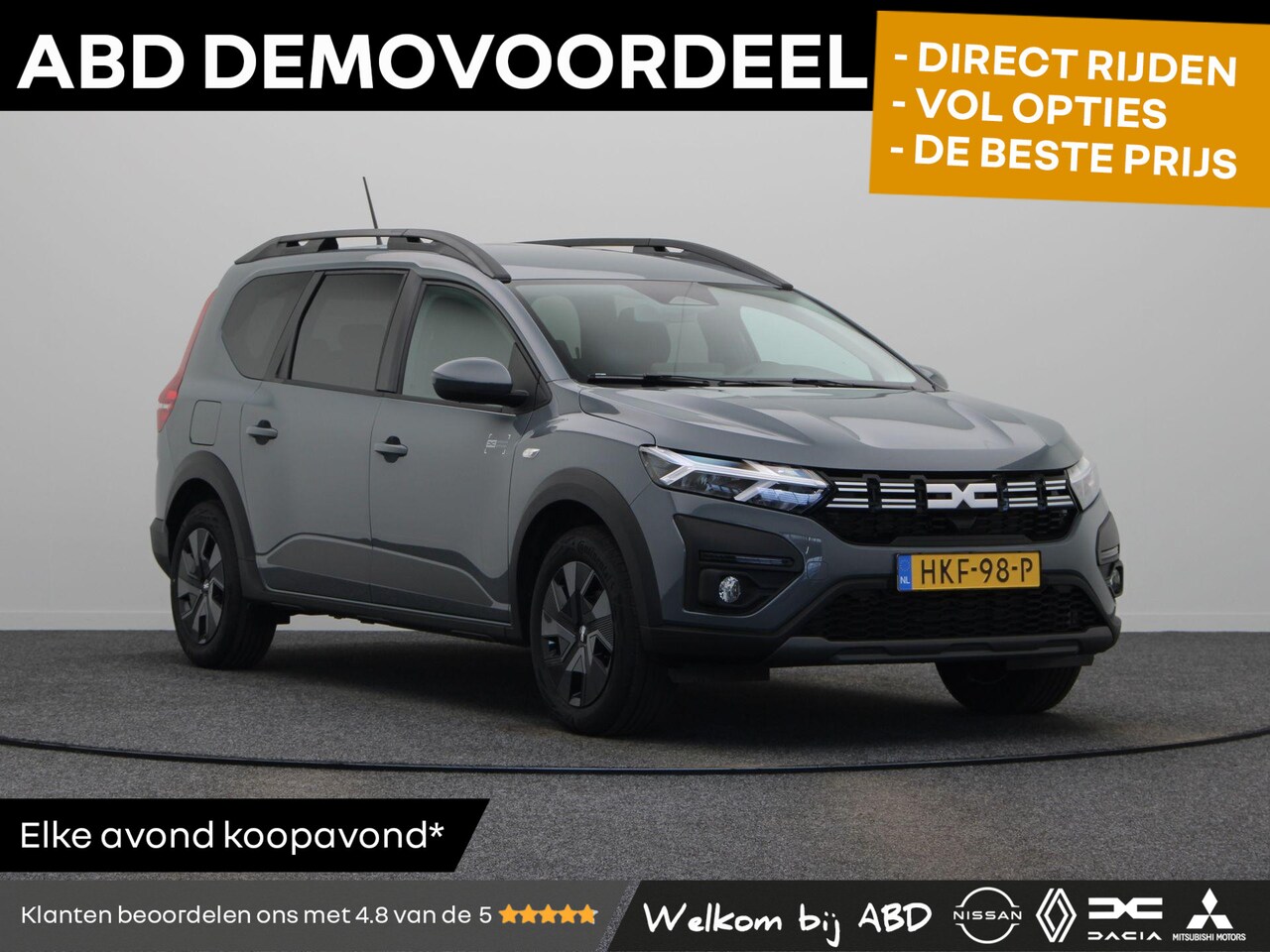 Dacia Jogger - 1.6 Hybrid 140pk Expression 7p. | Navigatie | Parkeersensoren achter | Apple carplay | - AutoWereld.nl