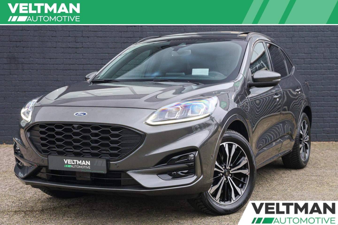 Ford Kuga - 2.5 PHEV ST-Line X PANO TREKHAAK ADAPTIVE CRUISE HEAD UP CAMERA STUURVERWARMING - AutoWereld.nl