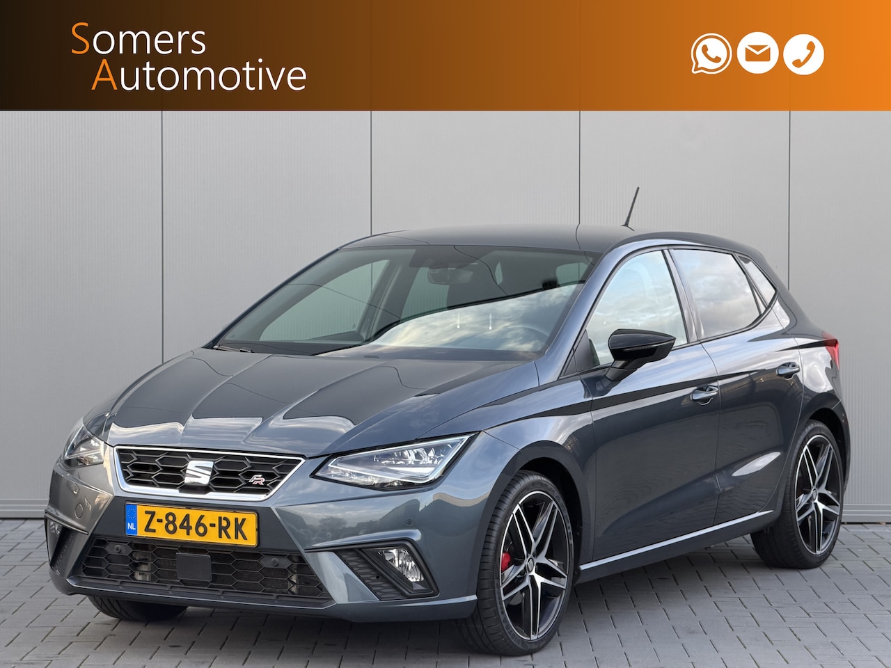 SEAT Ibiza - 1.0 TSI FR Business Intense | 18" | Apple CarPlay | Afn. Trekhaak | LED koplampen - AutoWereld.nl