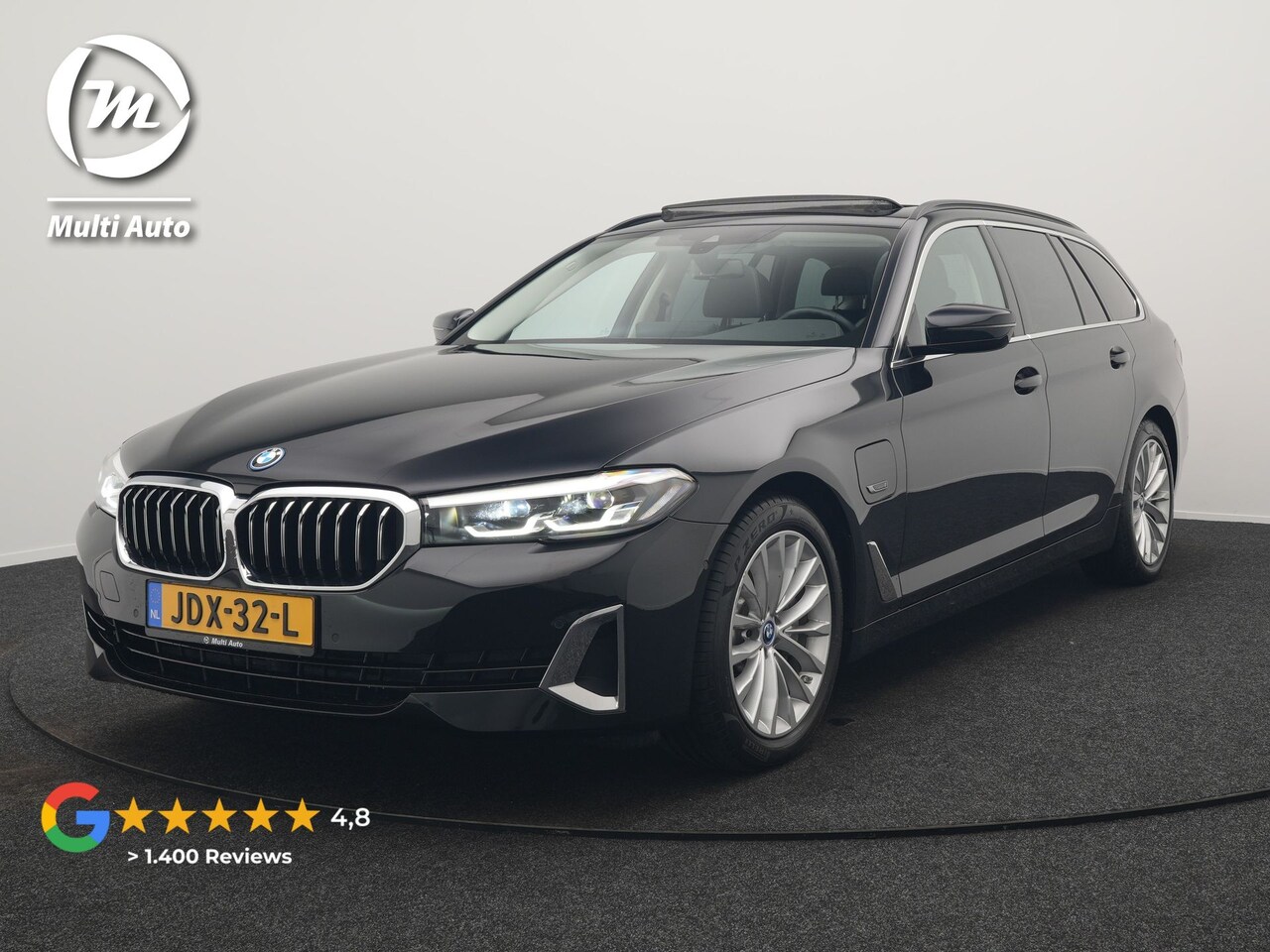 BMW 5-serie Touring - 530e Luxury Line Plug In Hybrid 294pk Dealer O.H PHEV | Trekhaak Af Fabriek | Panodak | Ca - AutoWereld.nl