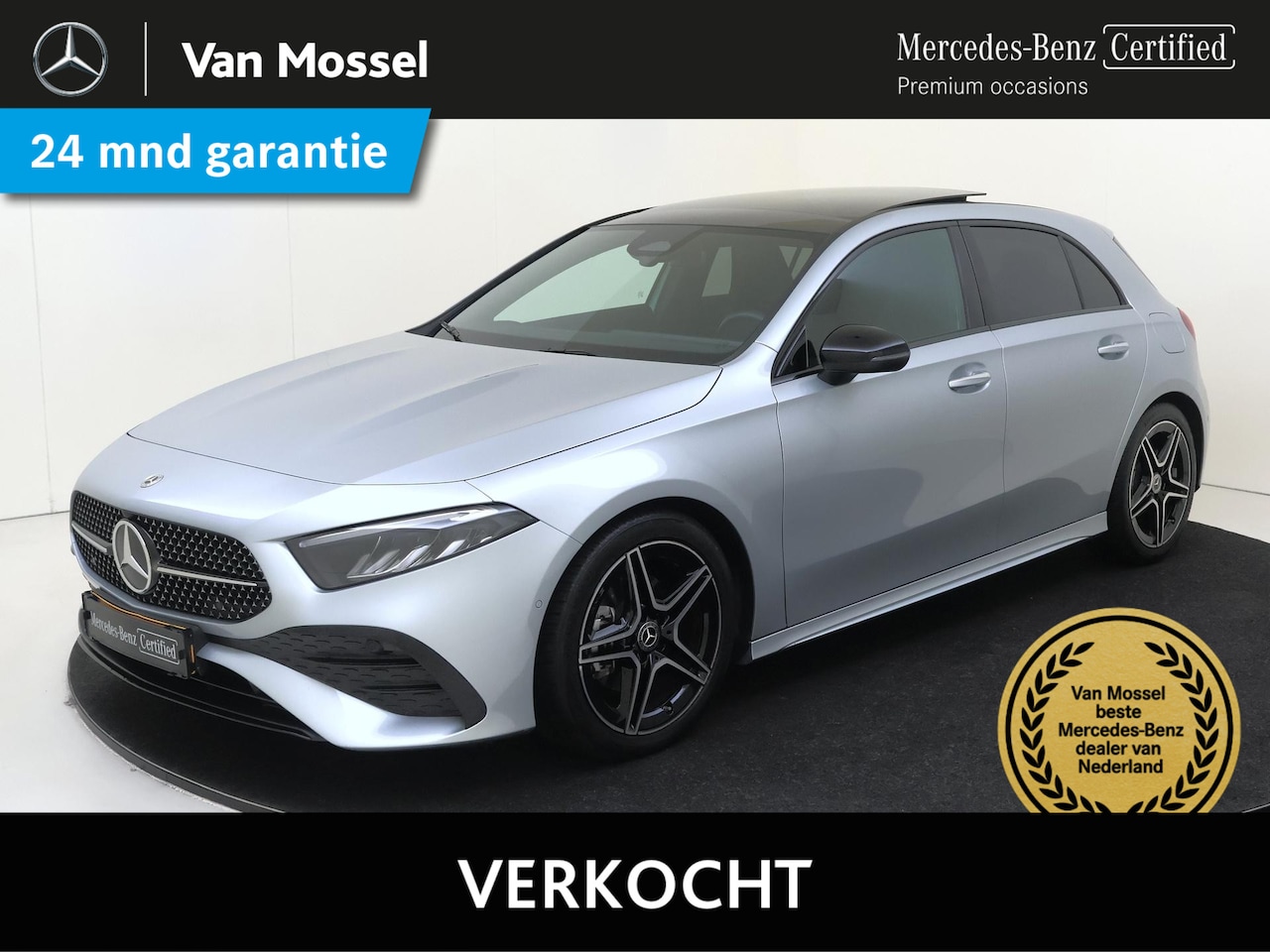 Mercedes-Benz A-klasse - 180 AMG Line Panorama Dak / Nightpakket / Parkeercamera / Sfeerverlichting / Stoelverwarmi - AutoWereld.nl