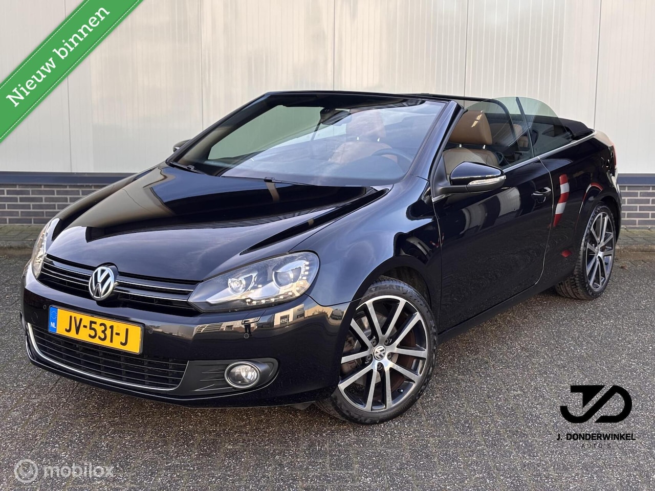 Volkswagen Golf Cabriolet - 1.4 TSI Highline Leder Navi LED stoelverw. - AutoWereld.nl