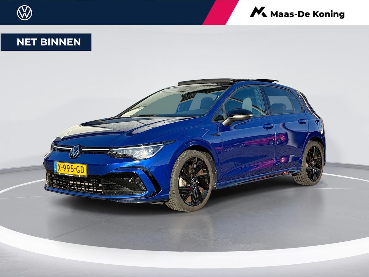 Volkswagen Golf - 1.5 eTSI 130PK DSG R-Line Business · Black Style · Panoramadak · Camera · Stoelverwarming - AutoWereld.nl