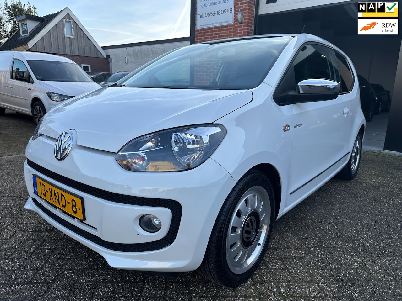 Volkswagen Up! - 1.0 White up! BlueMotion PDC-AIRCO-CRUISE - AutoWereld.nl