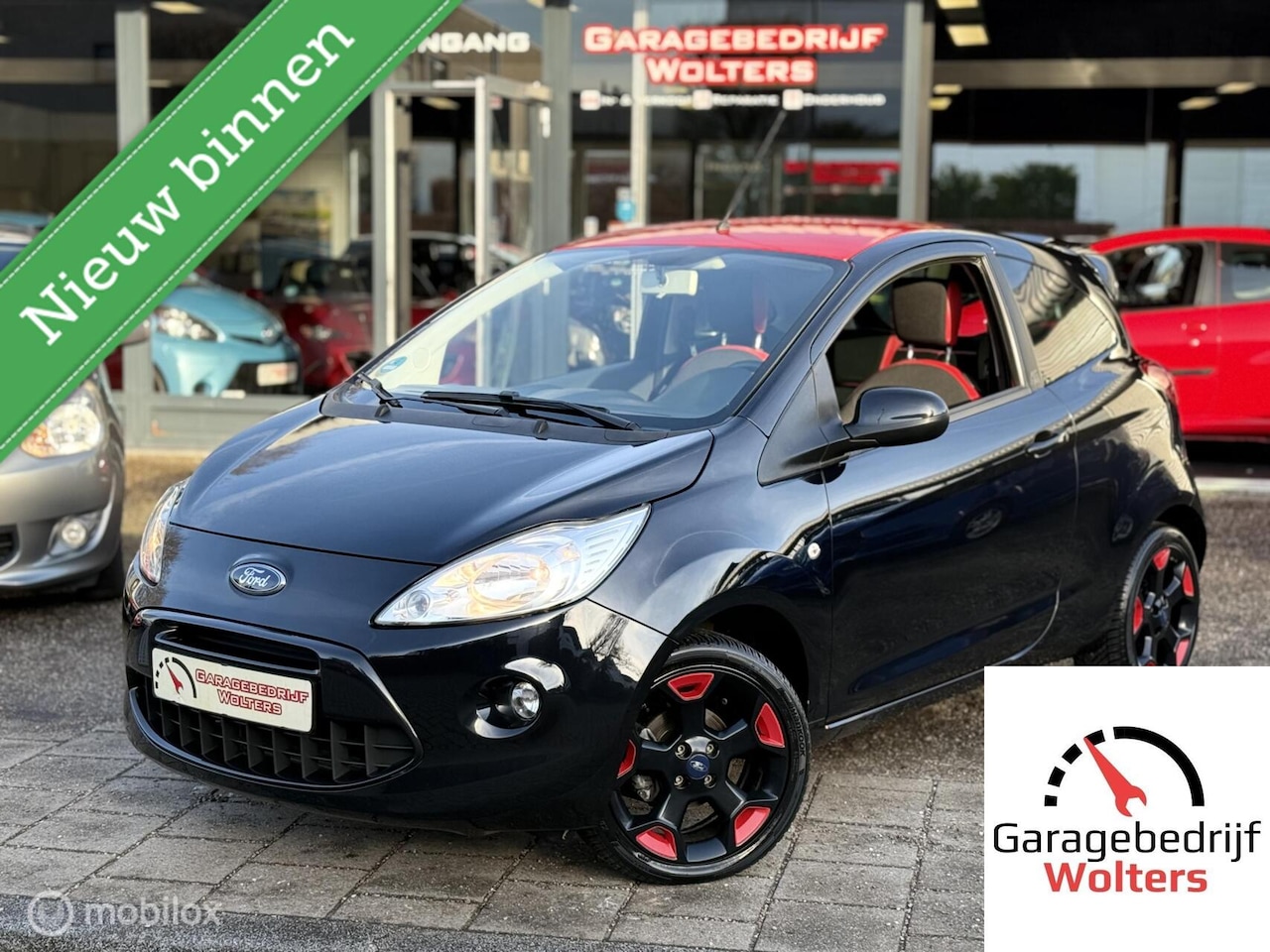 Ford Ka - 1.2 Titanium X METAL AIRCO ROOD DAK NIEUWSTAAT - AutoWereld.nl