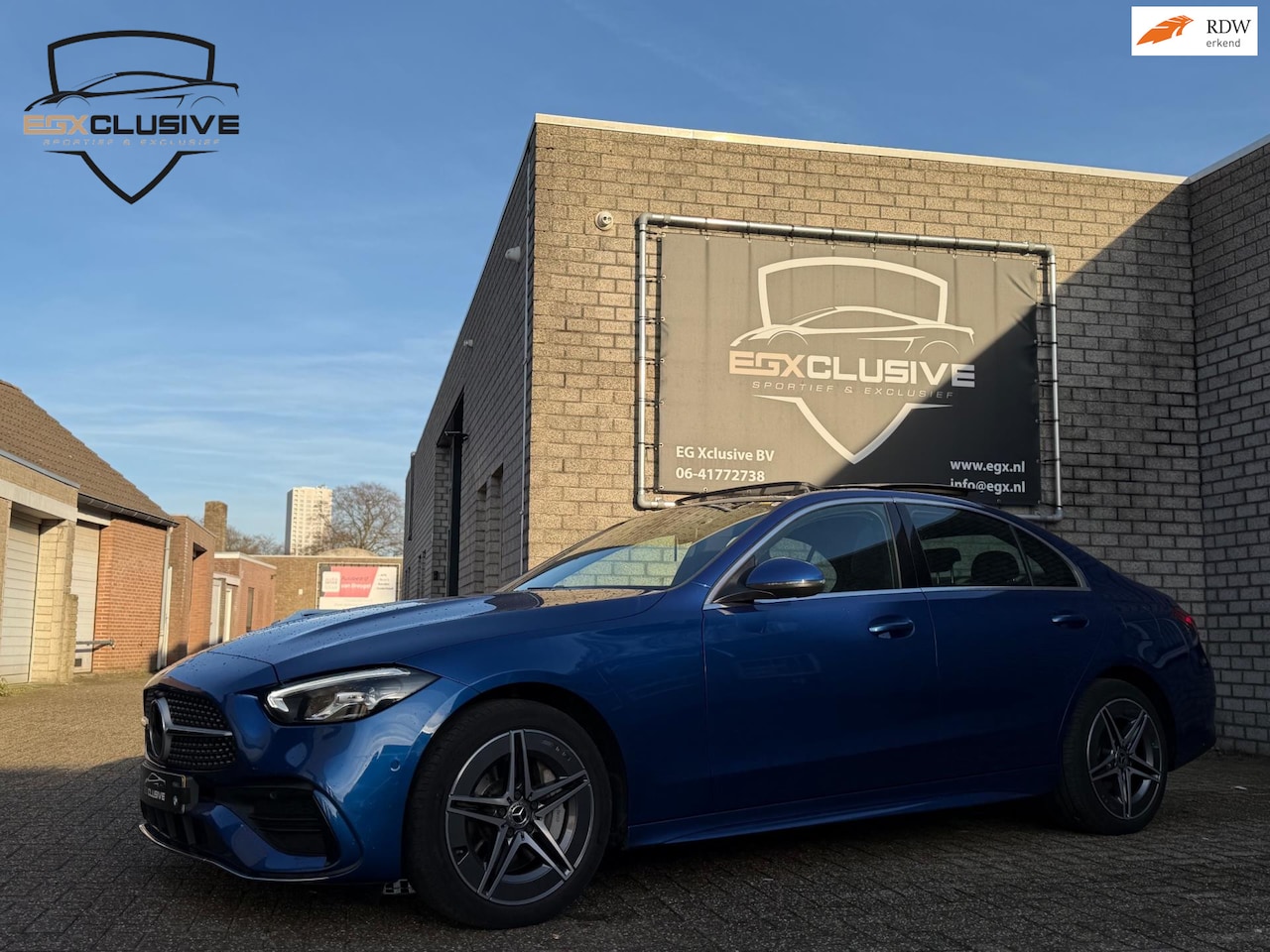 Mercedes-Benz C-klasse - 300 e AMG Line Limited Pano/Burmester/Sfeer - AutoWereld.nl