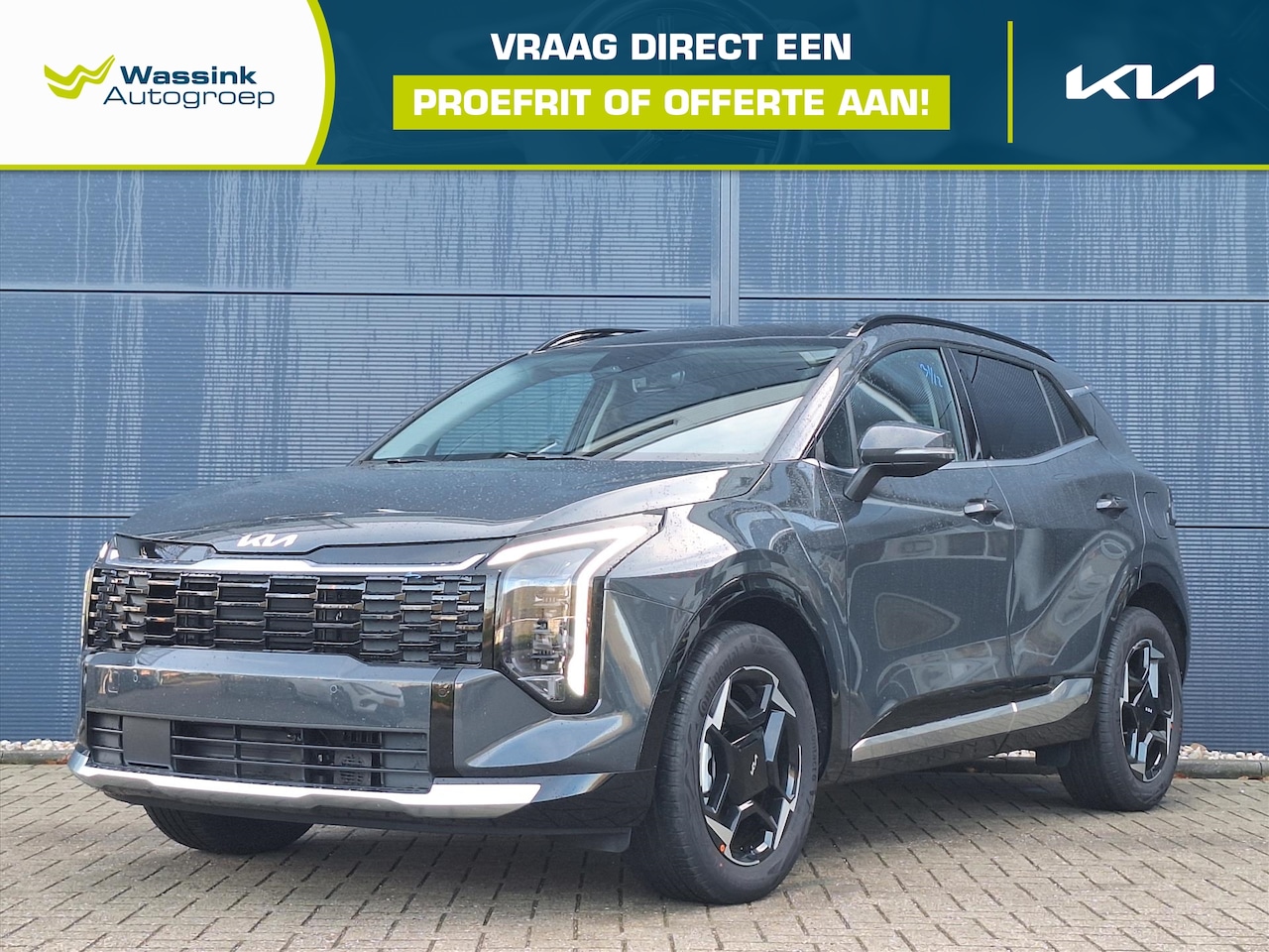 Kia Sportage - 1.6 T-GDi 239pk Hybrid AT6 DynamicPlusLine | Panoramisch Schuif-Kanteldak | Stoel -en Stuu - AutoWereld.nl