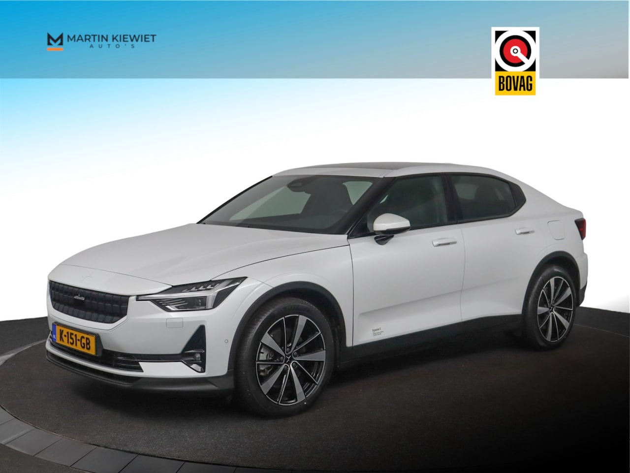 Polestar 2 - Long Range Dual Motor Launch Edition 78kWh|Trekhaak|Pano|SOH 90% - AutoWereld.nl