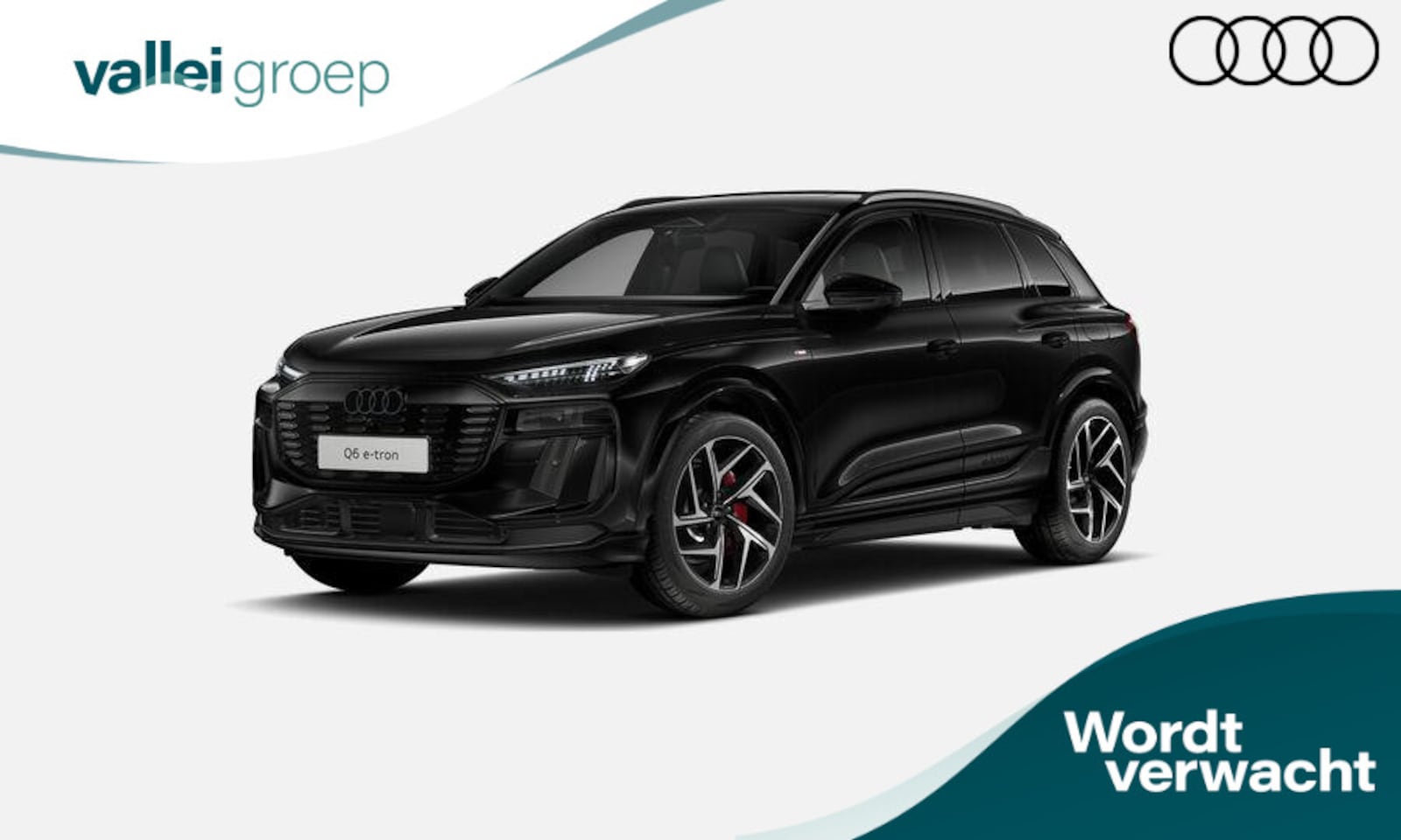 Audi Q6 e-tron - 83Kwh 252 PK S edition | Glazen panoramadak | Trekhaak, mechanisch draaibaar | S line zwar - AutoWereld.nl