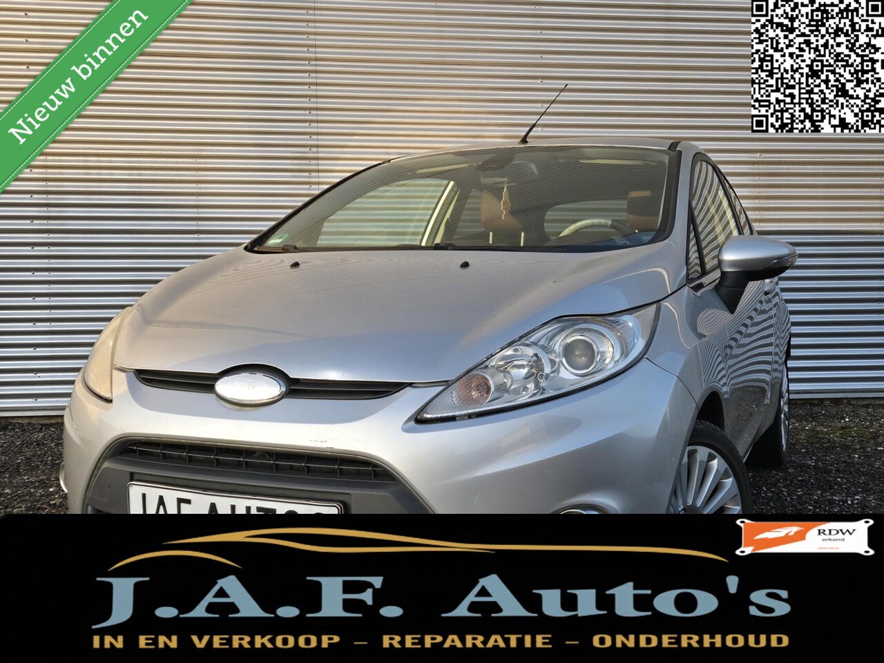 Ford Fiesta - 1.4 Airco Cruise Leder 1ste eigenaar APK! - AutoWereld.nl