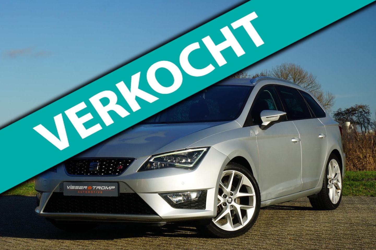 SEAT Leon ST - 1.4 TSI ACT FR Dynamic - Estrella Silver - LED pakket/Cruise - AutoWereld.nl