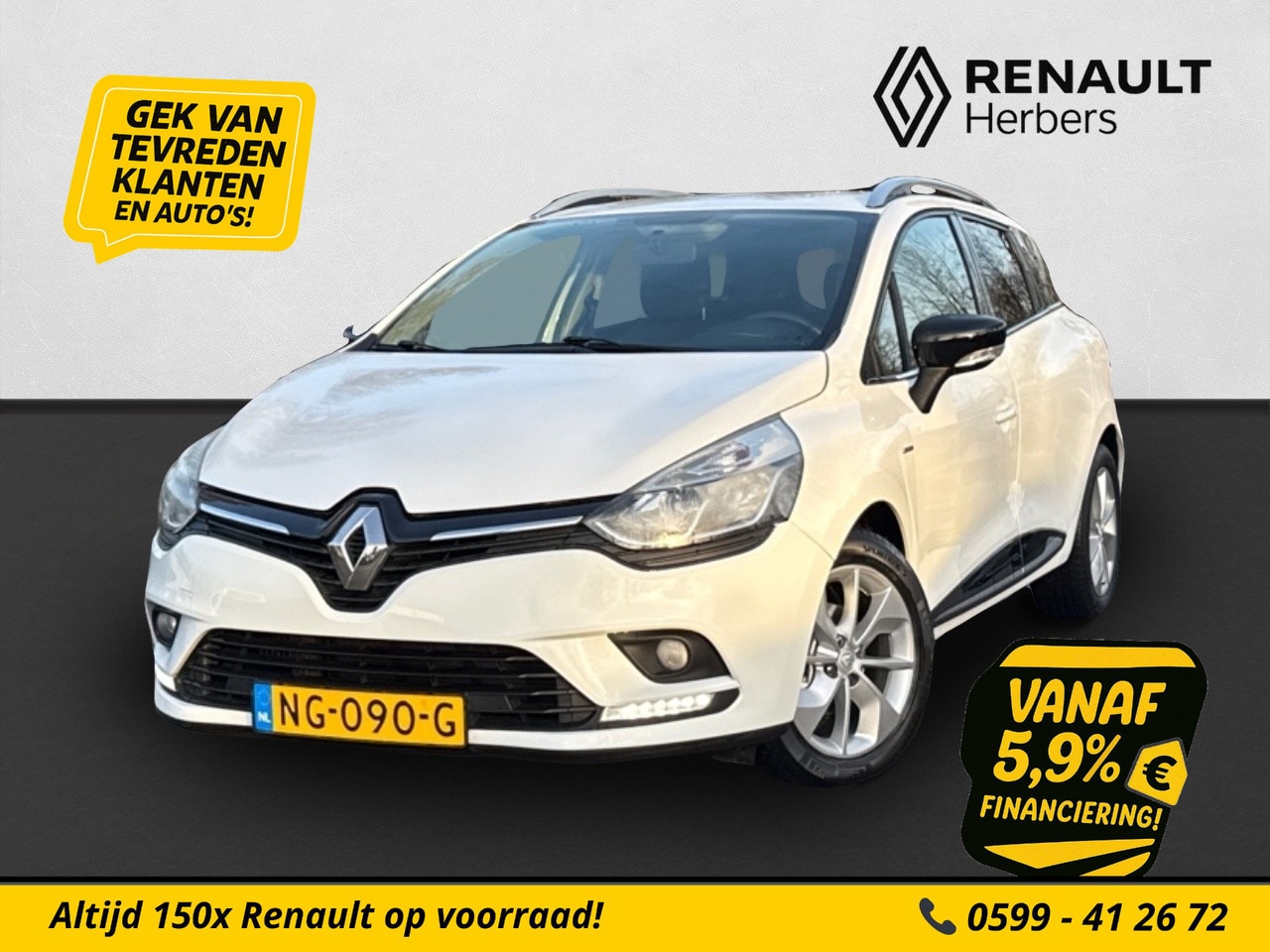 Renault Clio Estate - 0.9 TCe Limited AIRCO / NAVI - AutoWereld.nl