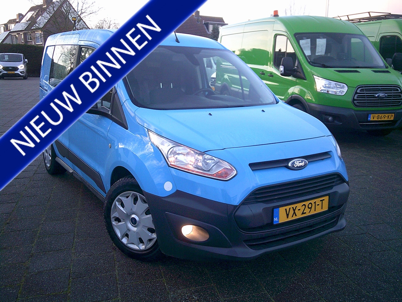 Ford Transit Connect - 1.6 TDCI L1 Trend VOORZIEN VAN AIRCO +TREKHAAK+3 ZITTER !! - AutoWereld.nl