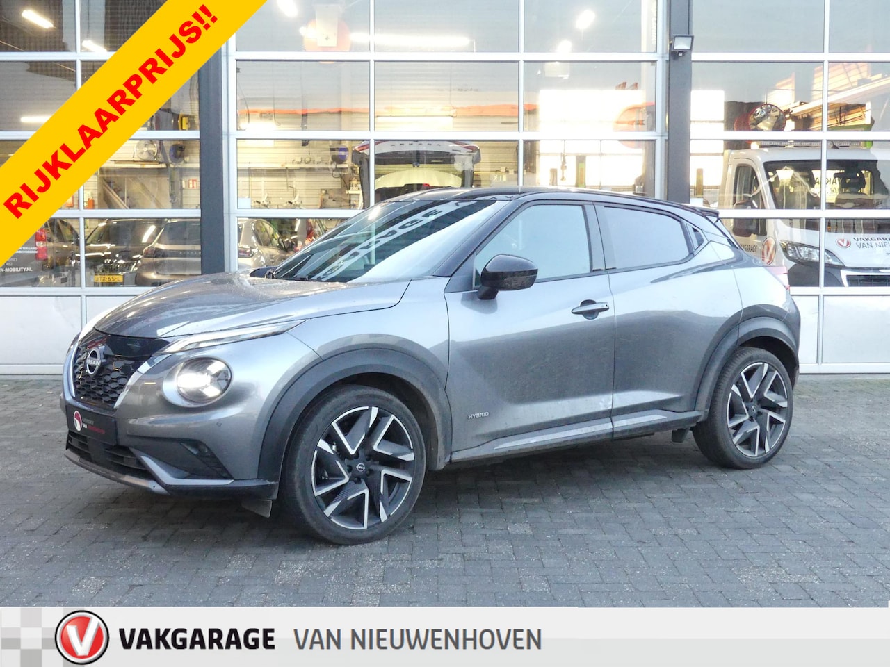 Nissan Juke - 1.6 Hybrid 145 N-Design *t/m 10de bouwjaar garantie! - AutoWereld.nl