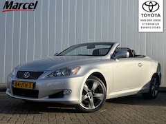 Lexus IS Cabriolet - 250C Luxury Cabrio 6Cil Automaat NL Auto Leder PDC Camera Cruise Boekjes Aanwezig