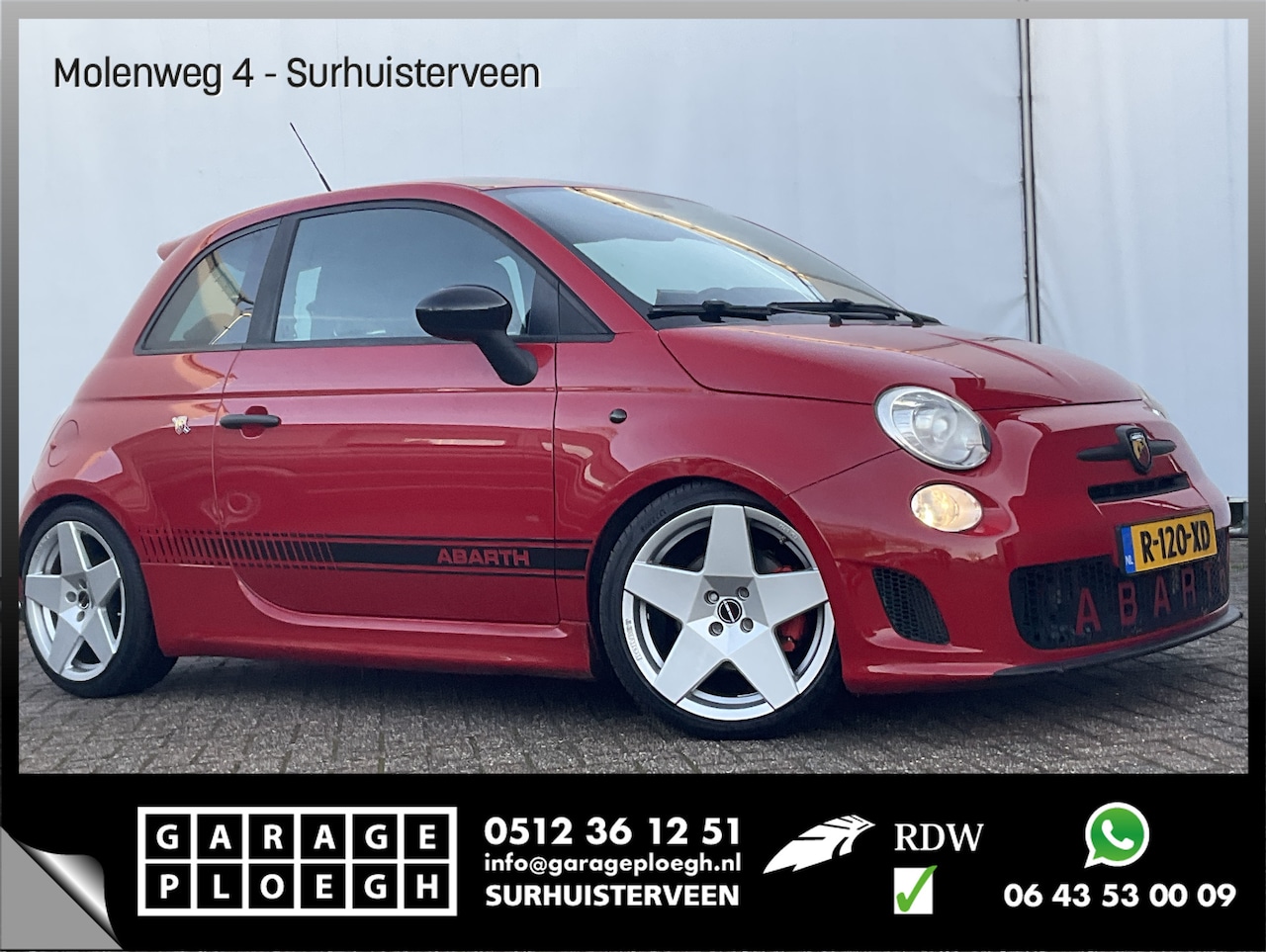 Fiat 500 Abarth - 1.4-16V G-Tech Kleppensysteem Borbet Voll.Onderhouden - AutoWereld.nl