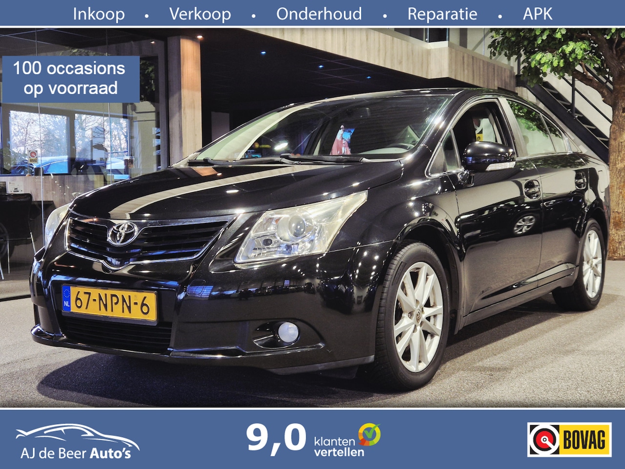 Toyota Avensis - 1.6 VVTi Business NL-auto NAP | Navigatie | Airco - AutoWereld.nl