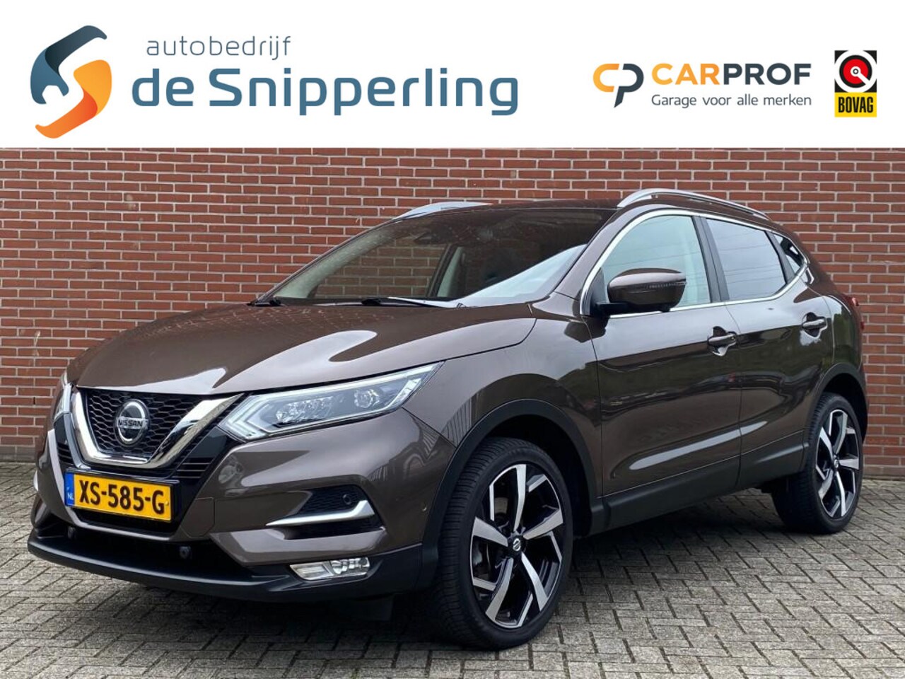 Nissan Qashqai - 1.2 TEKNA + NAV 360 CAMERA CLIMA CRUISE PANO STOELVERW - AutoWereld.nl