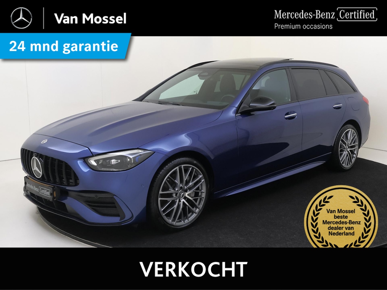 Mercedes-Benz C-klasse Estate - 300 e AMG Line / Premium Plus/ Panoramadak/ 19 inch/ C43 Look/ - AutoWereld.nl