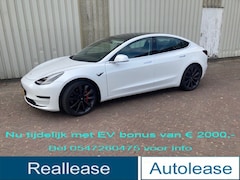 Tesla Model 3 - Performance 4WD 486 pk 530 km WLTP 8 jaar garantie op accu 1e eigenaar