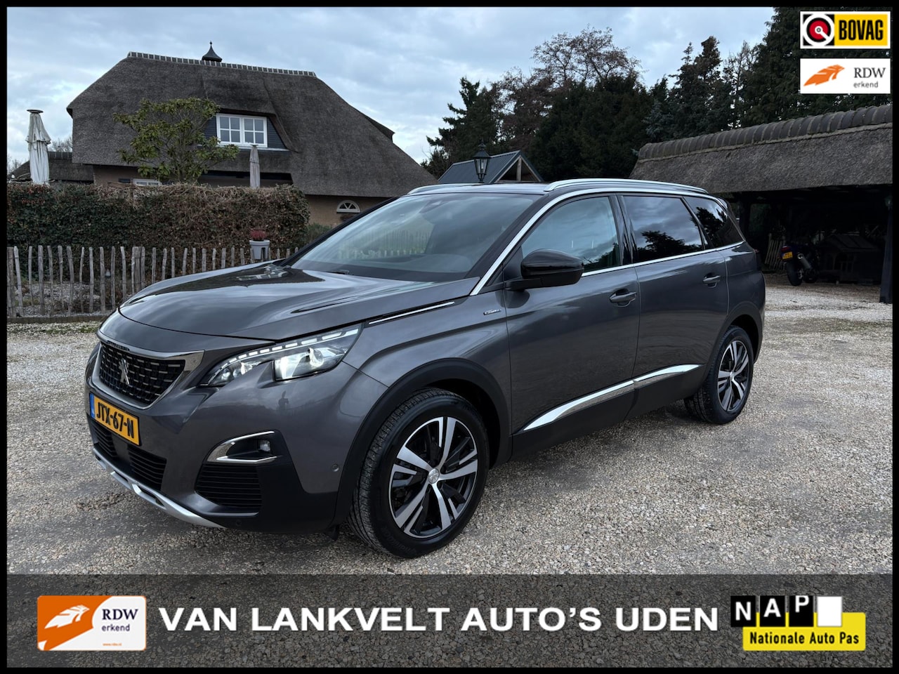Peugeot 5008 - 1.2 131pk GT-Line 7 pers. LED, Ambiente, Sport - AutoWereld.nl