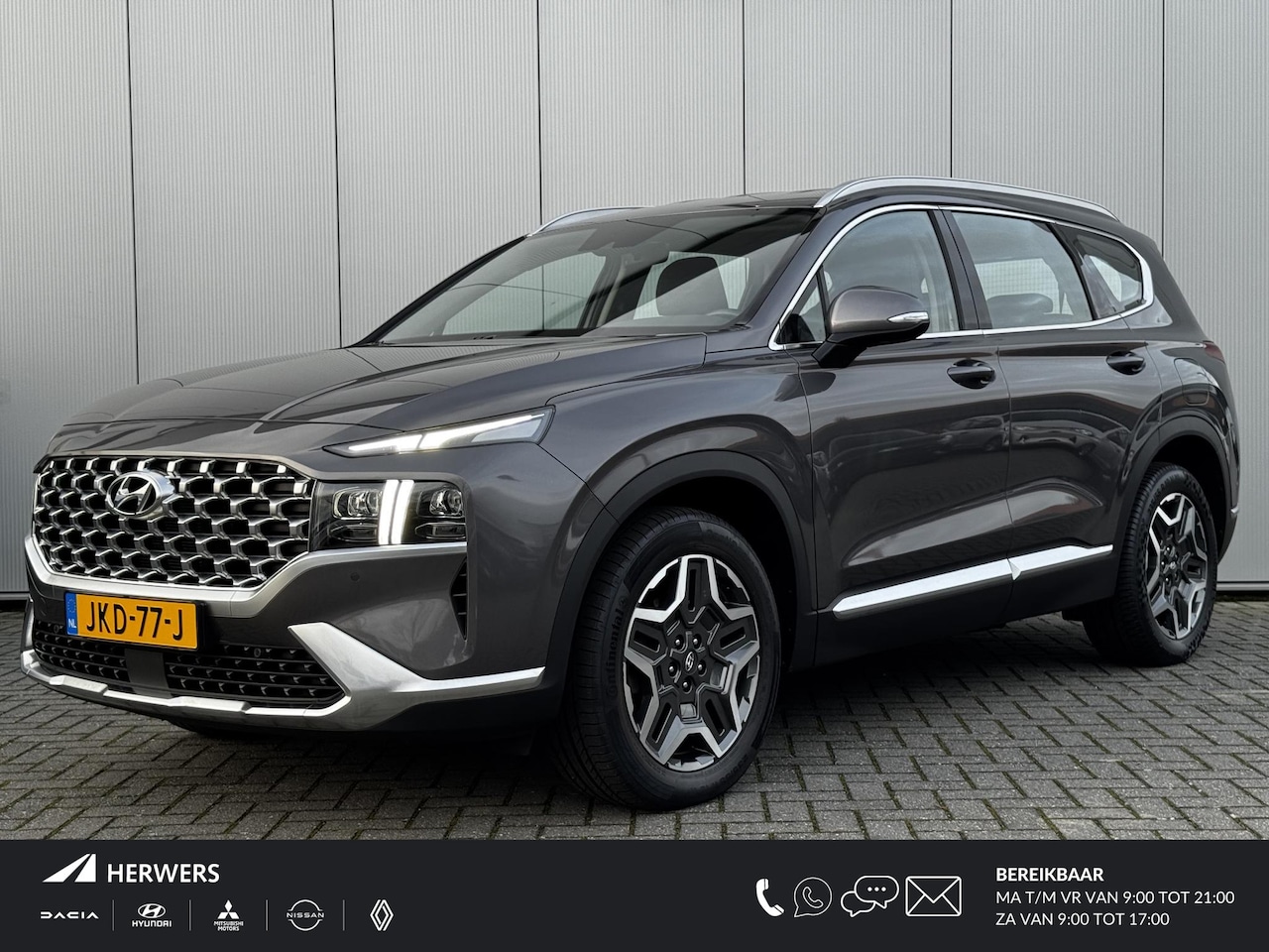 Hyundai Santa Fe - 1.6 T-GDI PHEV Plug-in Premium Automaat / Dealer onderhouden / EAER 58km / Apple Carplay - AutoWereld.nl