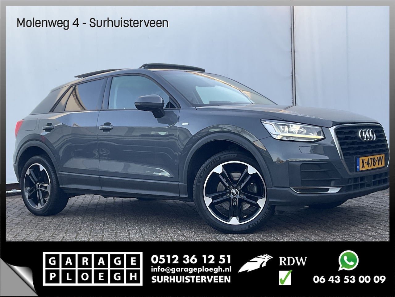 Audi Q2 - 2.0 TDi Aut7 Quattro S-Edition Virual Pano Navi Adap.Cruise PDC Led Keyless - AutoWereld.nl
