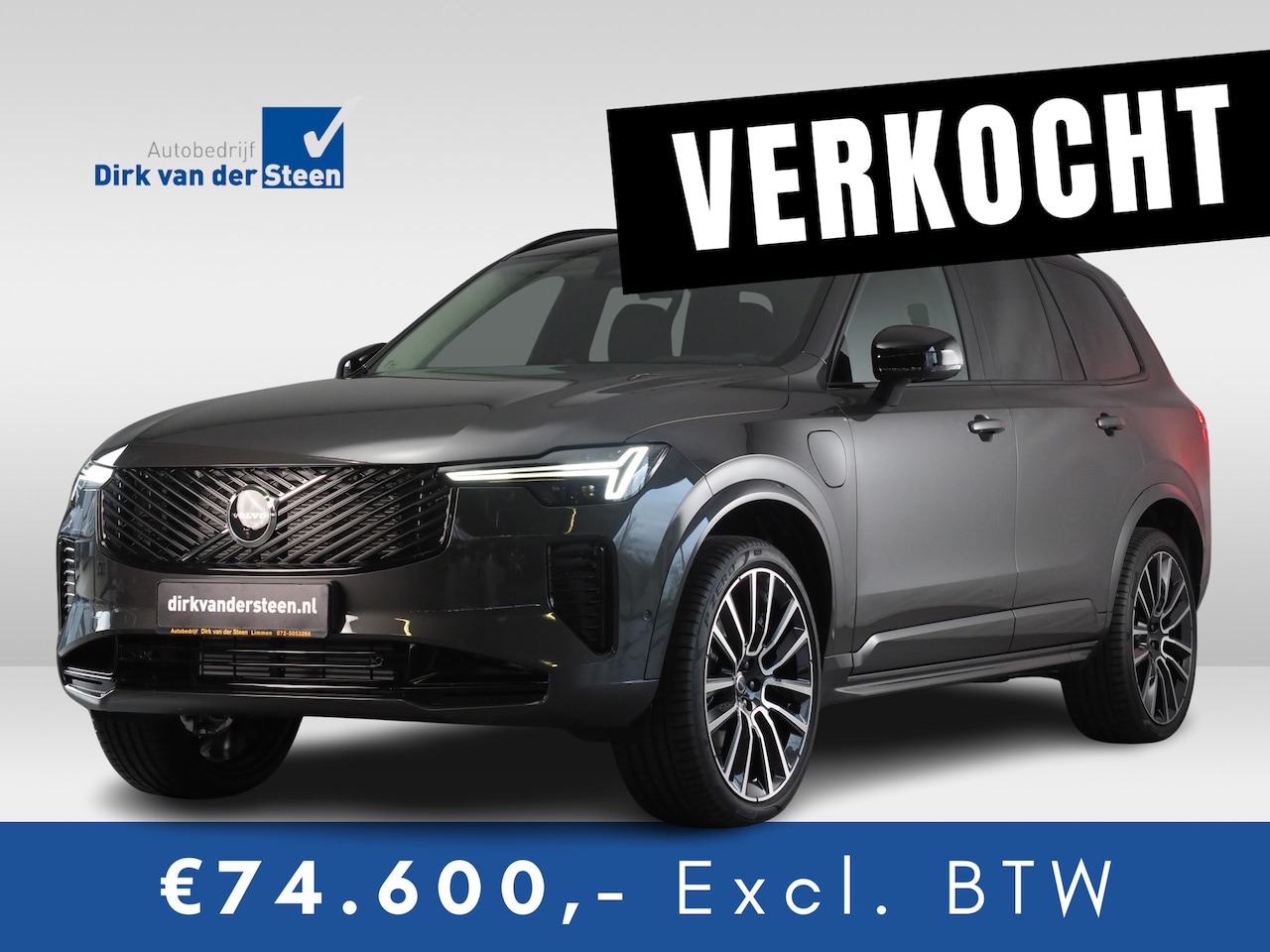 Volvo XC90 - 2.0 T8 Plug-in hybrid AWD Ultra Dark Executive Edition | Luchtvering | Bowers & Wilkins Au - AutoWereld.nl