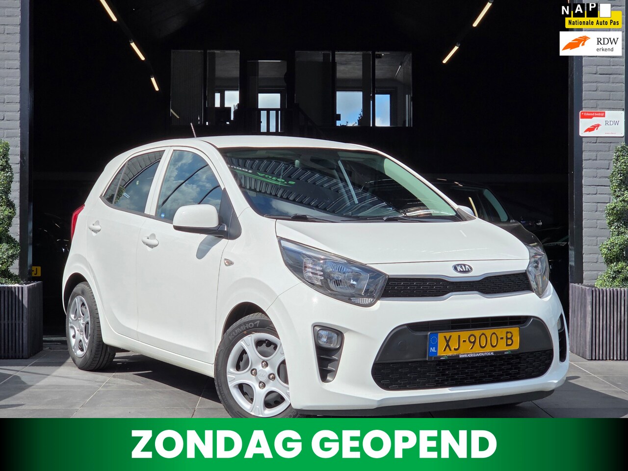 Kia Picanto - 1.0 CVVT BTW AUTO|Airco|El Pakket|NAP|APK|5 DR - AutoWereld.nl
