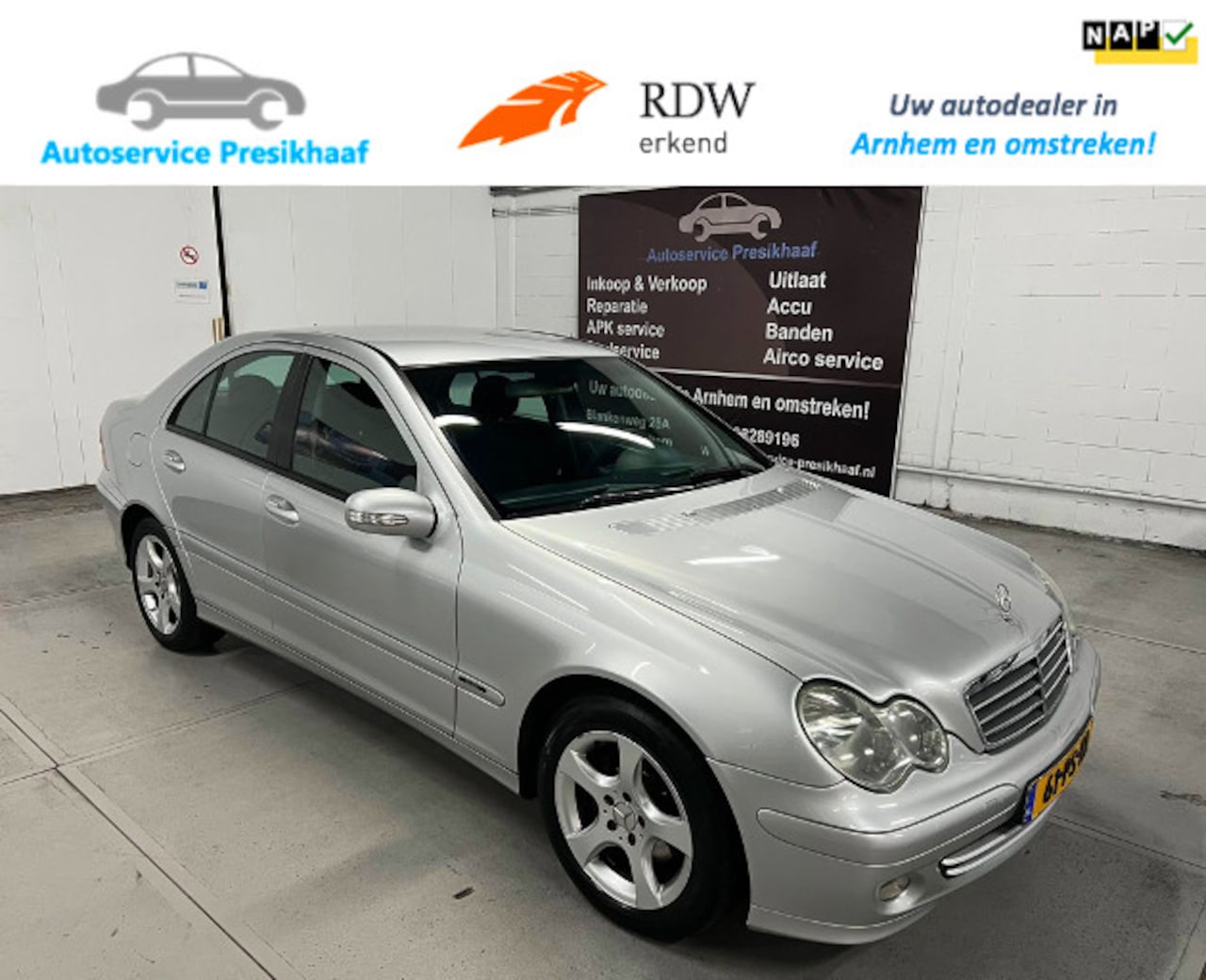 Mercedes-Benz C-klasse - 180 K. Classic ECC / NAP / NAVIGATIE - AutoWereld.nl